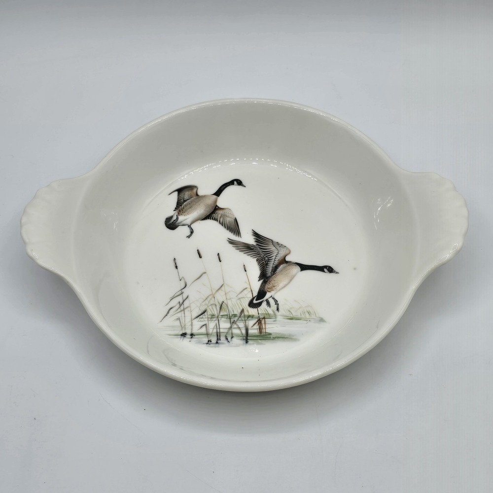 Vtg Pillivuyt Pilivite Au Gratin Porcelain Baking Dishe France Duck Cottagecore
